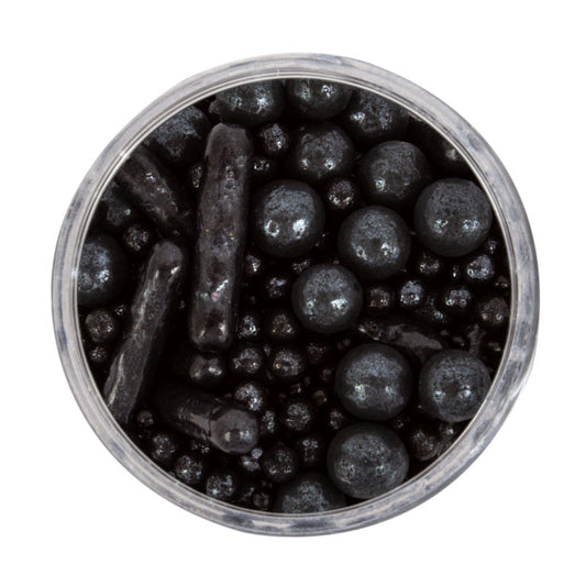 BUBBLE & BOUNCE BLACK (75G) SPRINKLES - BY SPRINK