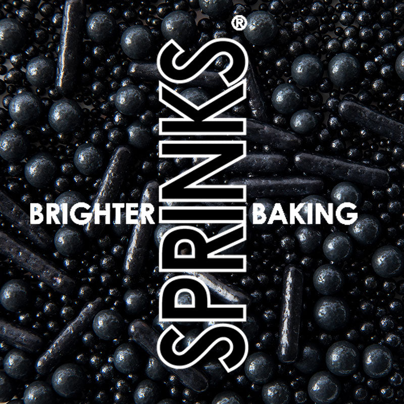 500G BUBBLE & BOUNCE BLACK SPRINKLES - BY SPRINKS