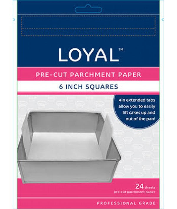 PRE-CUT PAPER WITH TABS Square 150mm/6 inch