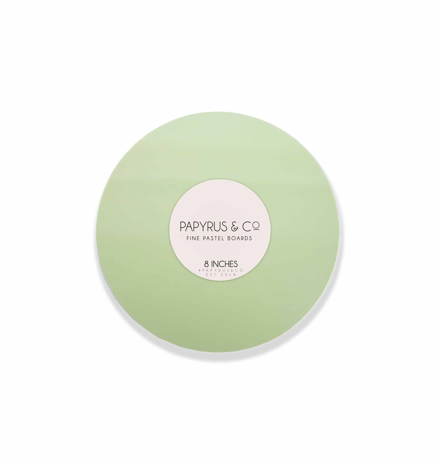 PAPYRUS PASTEL GREEN 8" ROUND MASONITE CAKE BOARD - PAPYRUR