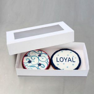 LOYAL COOKIE BISCUIT BOX 9" x 4.5" x 1.5"