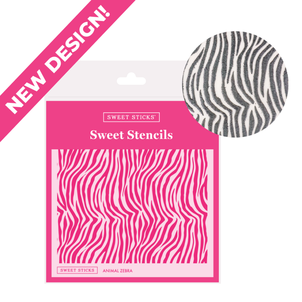 Animal Zebra Stencils by Sweet Sticks