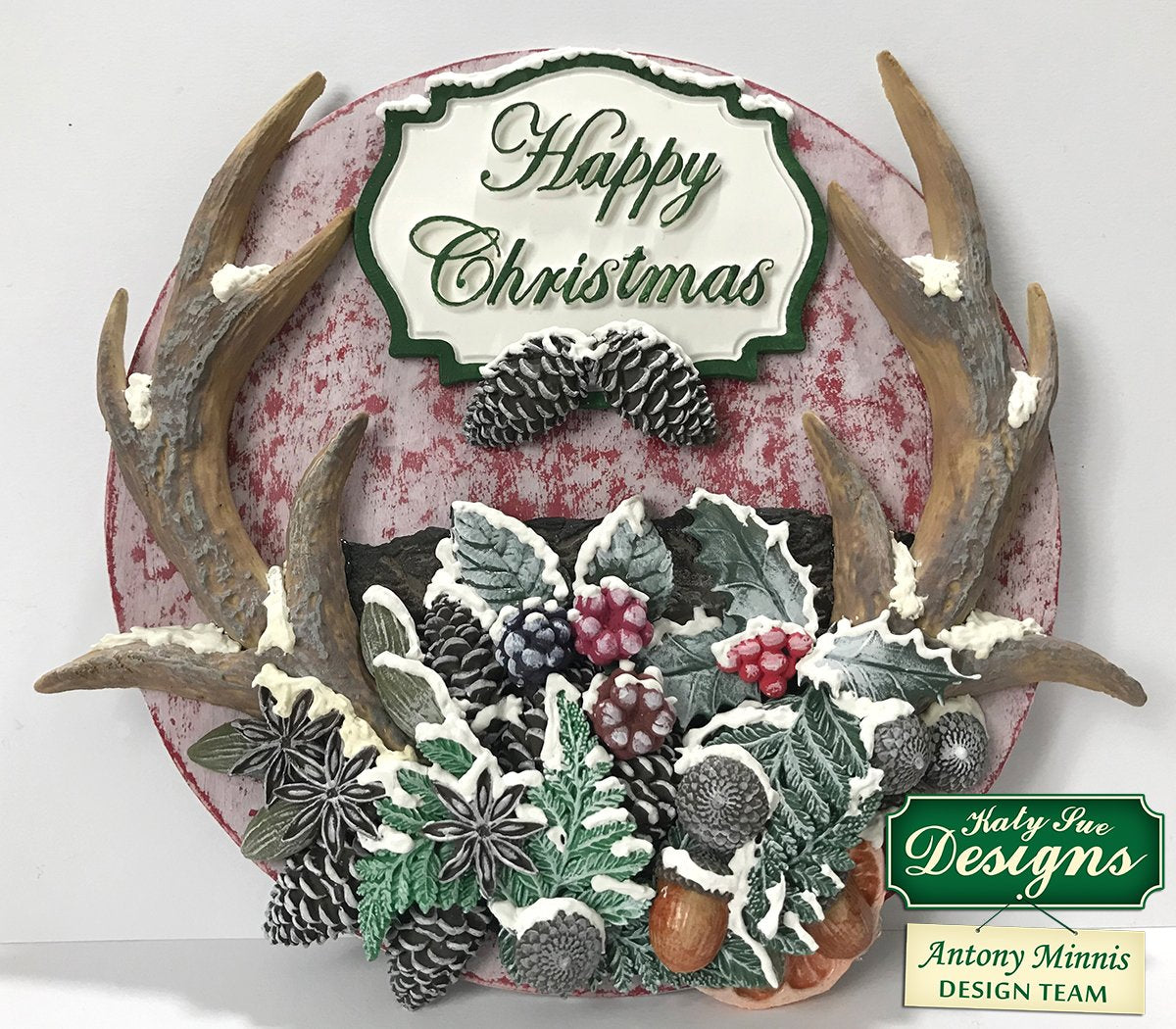 Large Antlers Silicone Mould - Katy Sue Mould