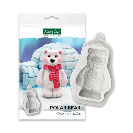 Polar Bear Silicone Mould - Katy Sue Mould