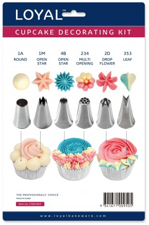 LOYAL Cupcake Decorating Piping Set