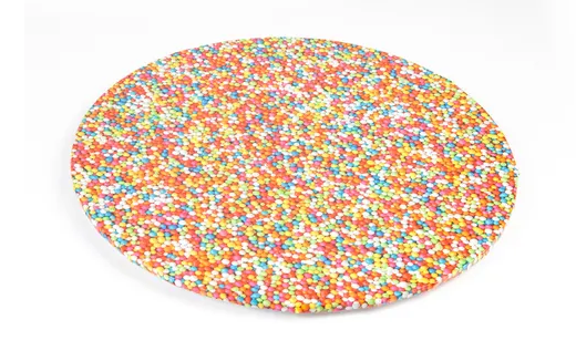 MONDO CAKE BOARD ROUND SPRINKLES 14IN/35