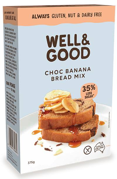 Gluten Free Banana Bread Mix Well and Good- 375g