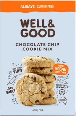 Well and Good Choc Chip Cookie Mix 400g