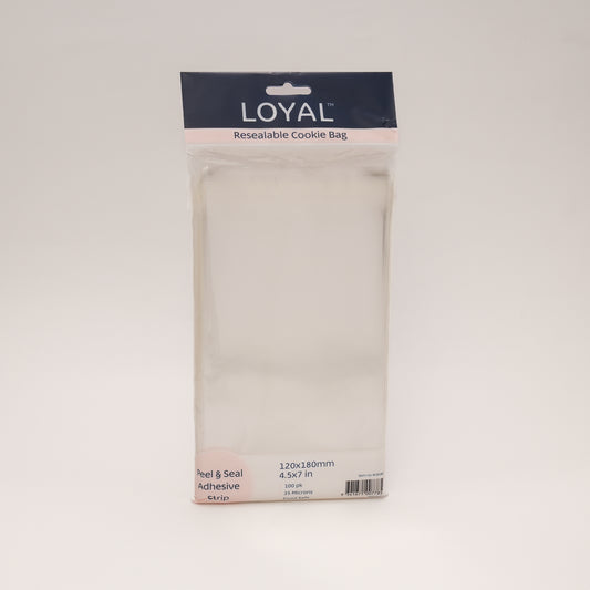 LOYAL Resealable Cookie Bag 120mm x 180mm