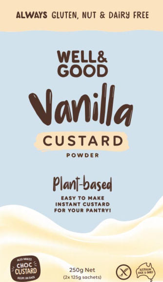 Vanilla Custard Powder Well and Good- 250g