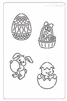 Easter Cute Stencil