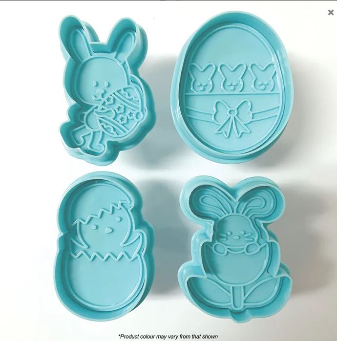 EASTER BUNNY | PLUNGER CUTTERS | 4 PIECES