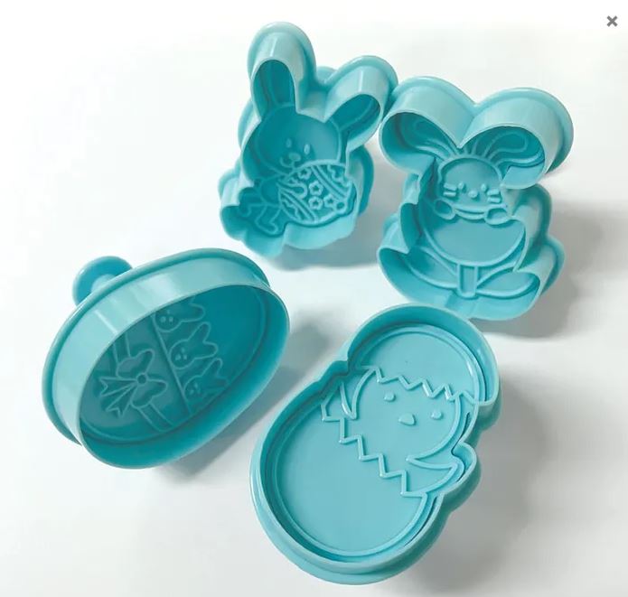 EASTER BUNNY | PLUNGER CUTTERS | 4 PIECES