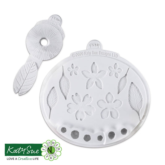 Flower Pro Blossoms Silicone Mould & Veiner  - Katy Sue Mould