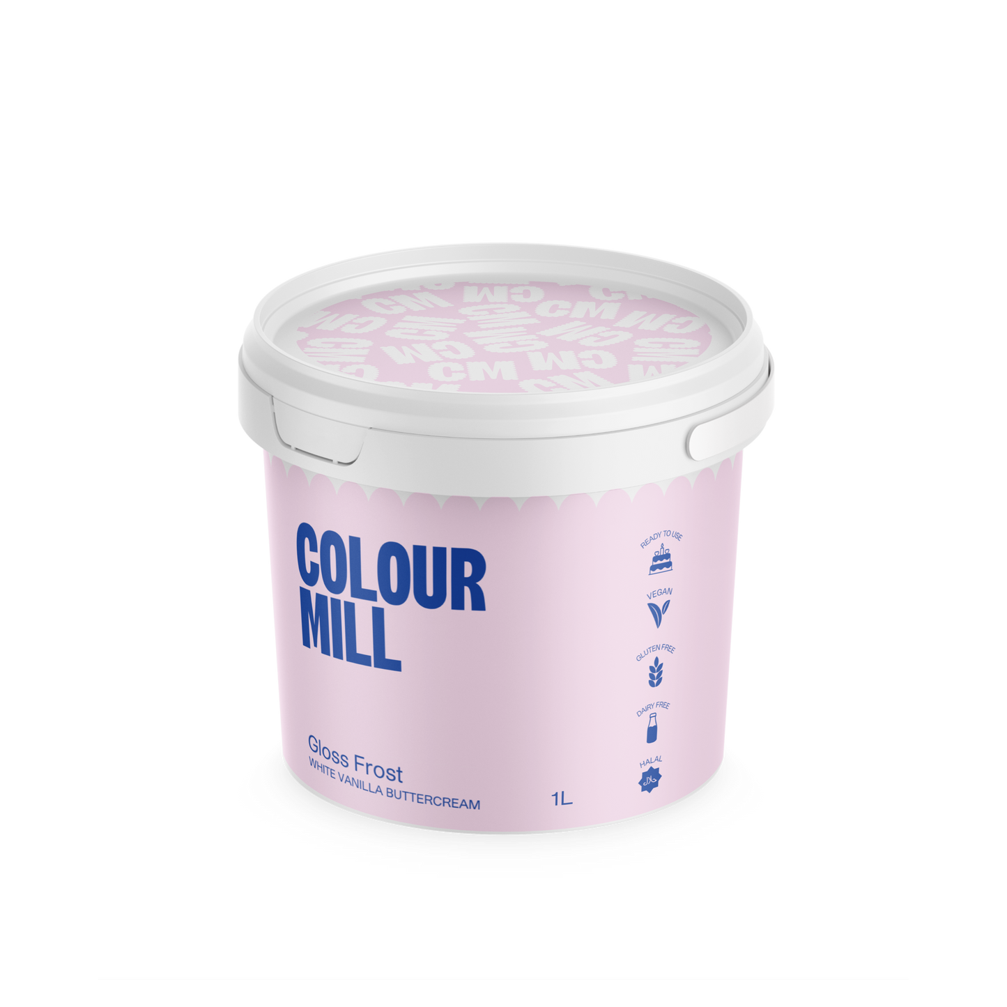 Colour Mill 'Gloss Frost' Buttercream White 1L