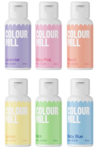 COLOUR MILL OIL 20ml - Pastel Pack of 6 - NEW