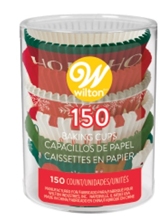 WILTON Christmas Tube Baking Cups