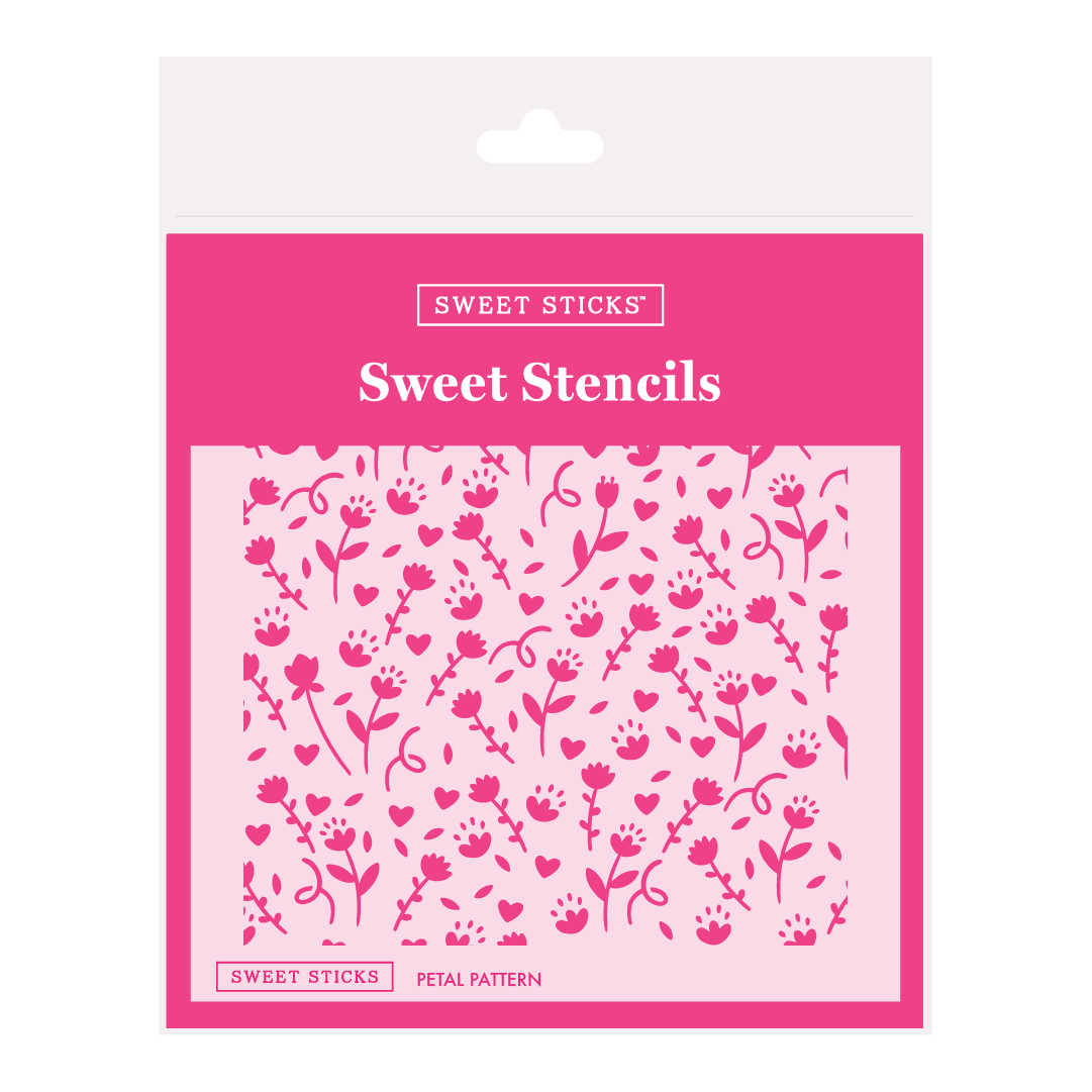 Petal Pattern Stencil by Sweet Sticks