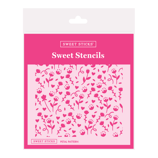 Petal Pattern Stencil by Sweet Sticks