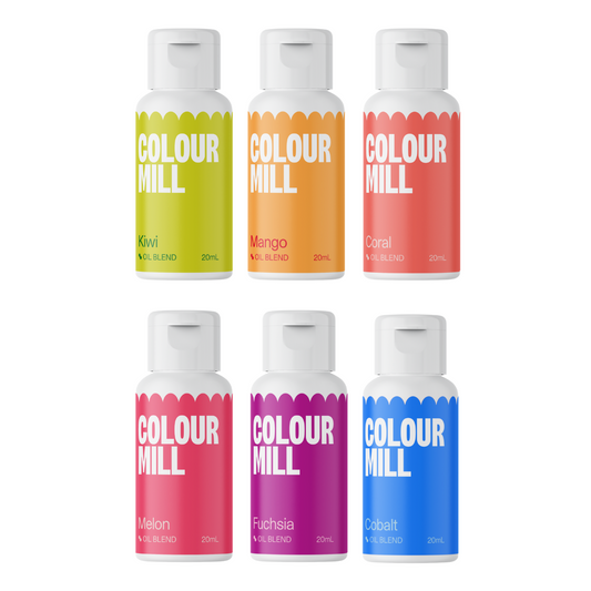 COLOUR MILL OIL 20ml - NEW Tropical Pack of 6
