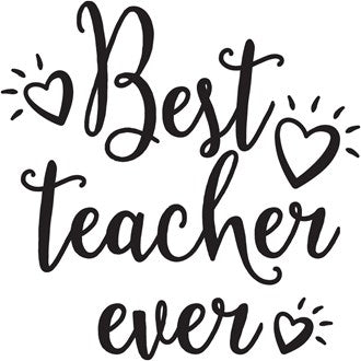 Teacher - Best Teacher Ever Cookie Stamp