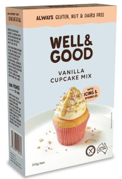 Gluten Free Cup Cake Mix Well and Good - 400g