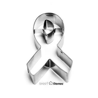 Awareness Ribbon Stainless Steel Cookie Cutter- % donated to the Cancer Council