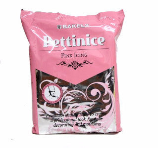 Pink - Bakels Pettinice Fondant 750g Packet - Pink