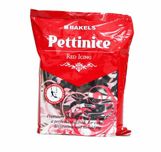 Red - Bakels Pettinice Fondant 750g Packet - Red