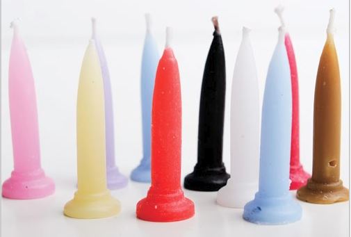 White Bullet Candles