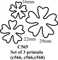 Set of 3 Primula Cutters