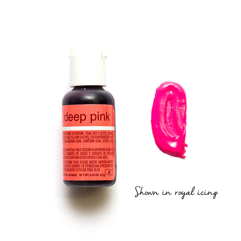 CHEFMASTER LIQUA-GEL Deep Pink  (0.70OZ)