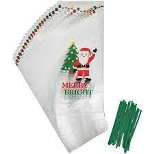 Wilton Santa Merry & Bright Treat Bag