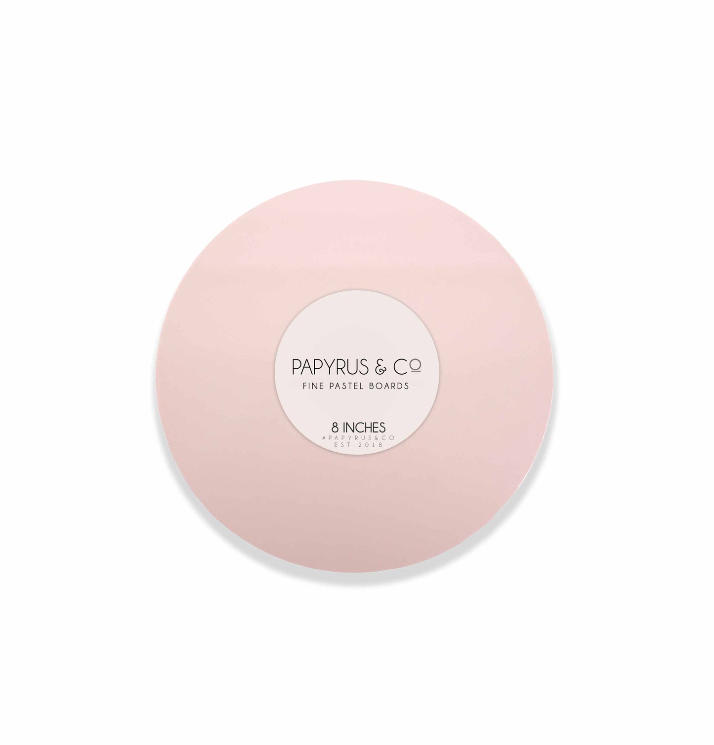 PAPYRUS PASTEL PINK 8" ROUND MASONITE CAKE BOARD - PAPYRUS