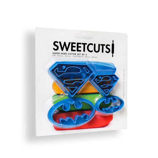 SUPER HERO CUTTERS (SET OF 4) - SWEETCUTS