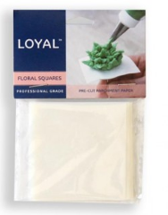 LOYAL PRE-CUT FLORAL  FLOWER SQUARES 65mm/2.5 inch