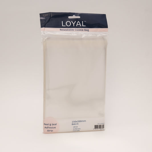 LOYAL Resealable Cookie Bag 150mm x 200mm