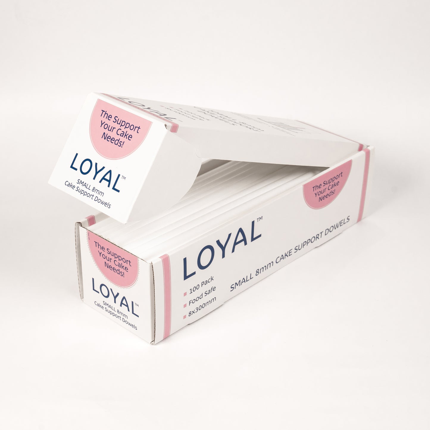 Loyal Cake Dowels Heavy Duty Small 100pc (8x300mm)