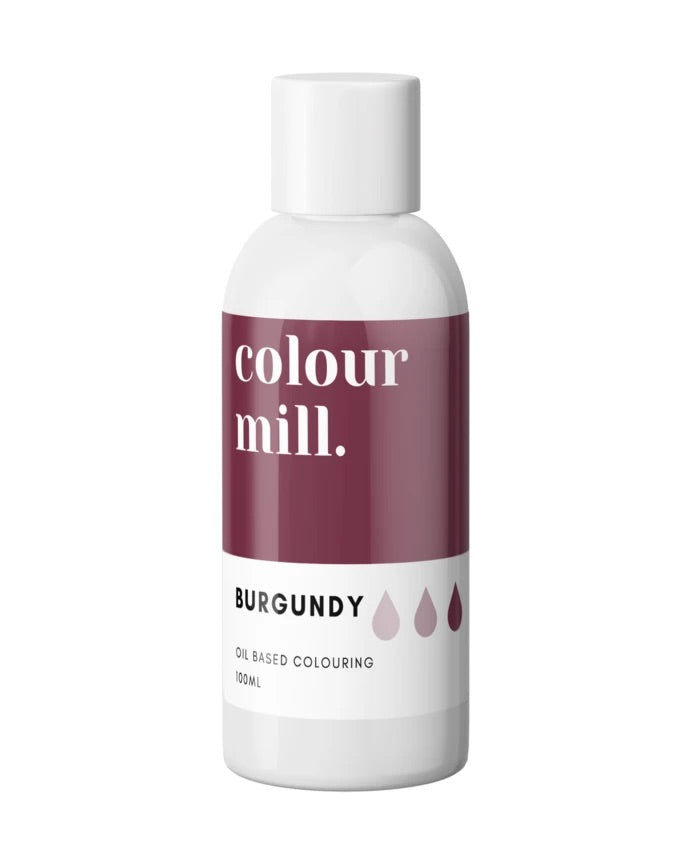 100ml Colour Mill Burgundy Oil Based Colouring 100ml