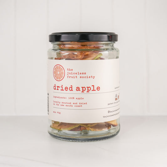 The Juiceless Fruit Society Dried Apple 40g