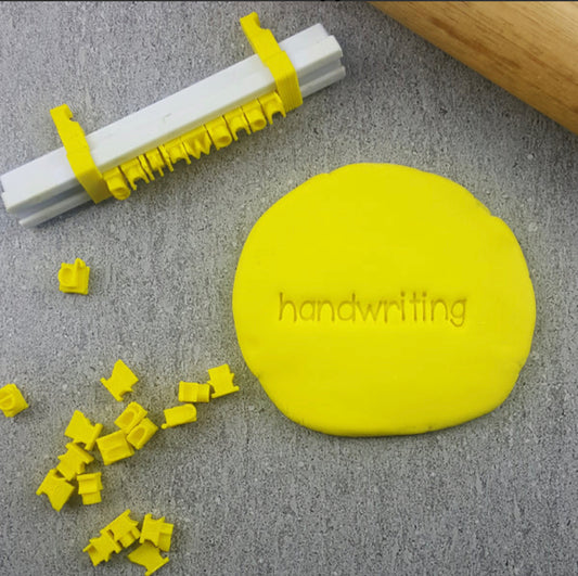 Handwriting Lower Case Letter Stamps - Custom Cookie Cutters
