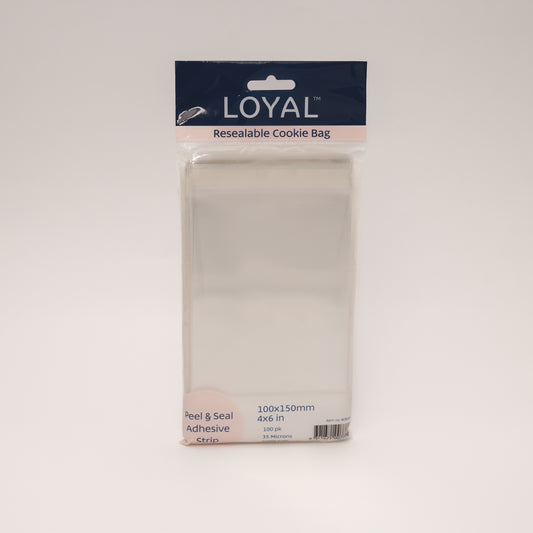 LOYAL Resealable Cookie Bag 100mm x 150mm