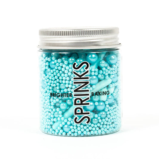 BUBBLE & BOUNCE BLUE (75G) SPRINKLES - BY SPRINKS
