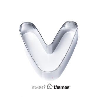 Letter V Stainless Steel Cookie Cutter