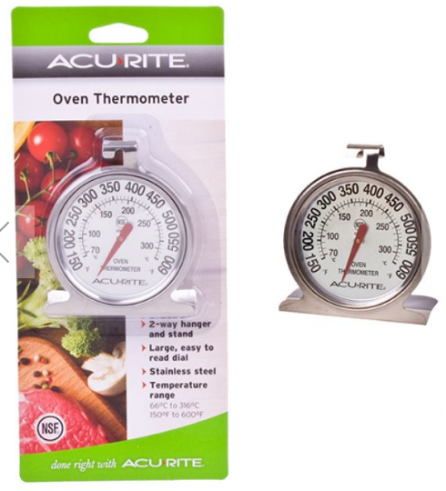 ACURITE DIAL STYLE OVEN THERMOMETER - CELSIUS