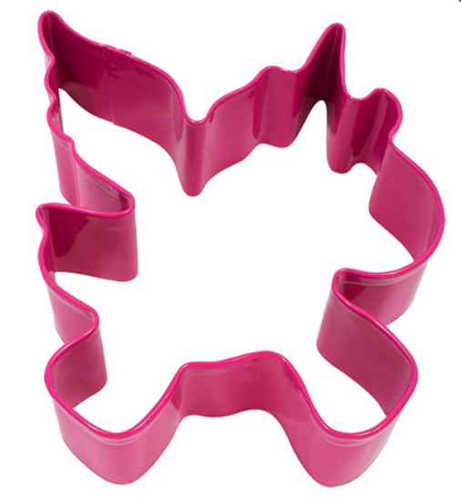 D.LINE UNICORN W/ WINGS COOKIE CUTTER 9.50CM - FUCHSIA