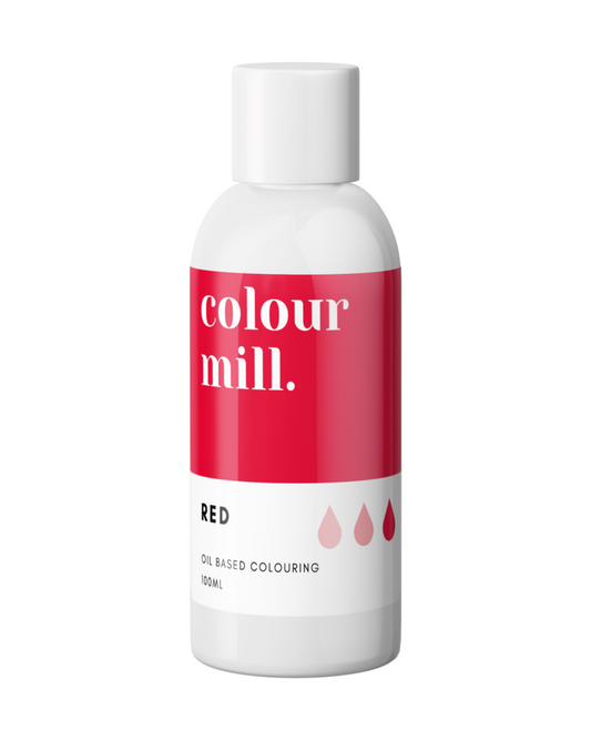 100ml Colour Mill Red Oil Based Colouring 100ml