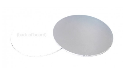 12" LOYAL Round SILVER Masonite Cake Board