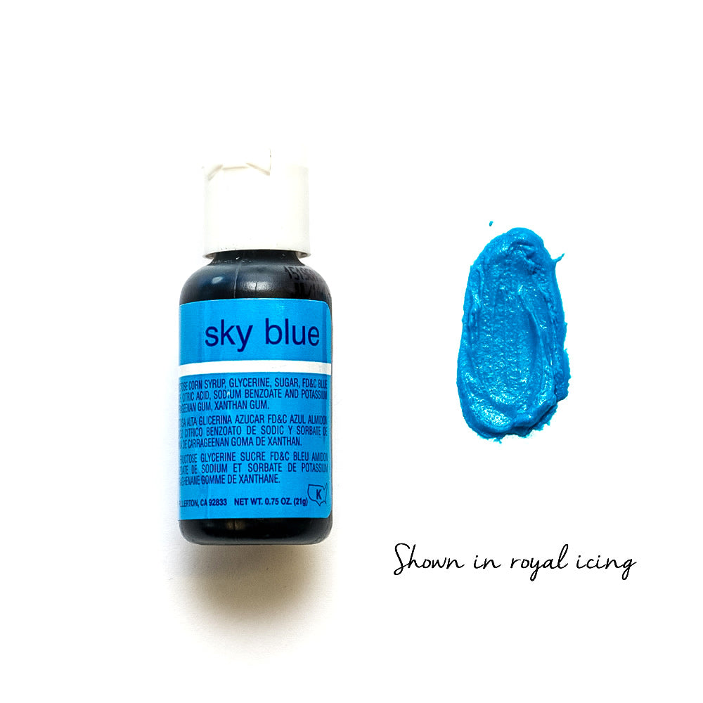 CHEFMASTER LIQUA-GEL SKY BLUE (0.70OZ)