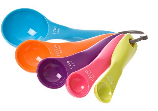 APPETITO MEASURE SPOONS SET 5 (AUSTRALIAN STANDARDS) - MULTI-COLOUR